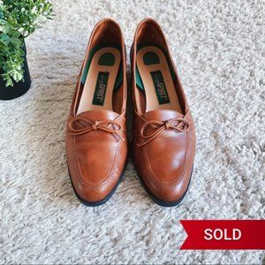 SOLD - Vintage Slip-on Leather Loafers